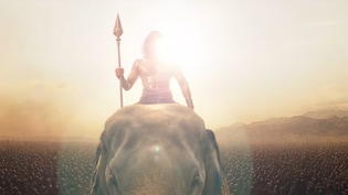 <i>Thamizh Murugan</i> First Look: Fierce Warrior Dhanush Rides An Elephant, Wields A Vel