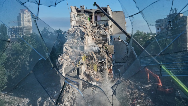 Russia Pounds Kyiv In Major Overnight Strike; At Least 17 Killed