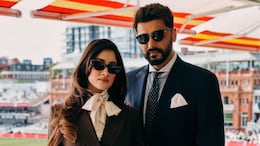 Siblings Janhvi And Arjun Kapoor Twin In Ralph Lauren At India vs England Match In London