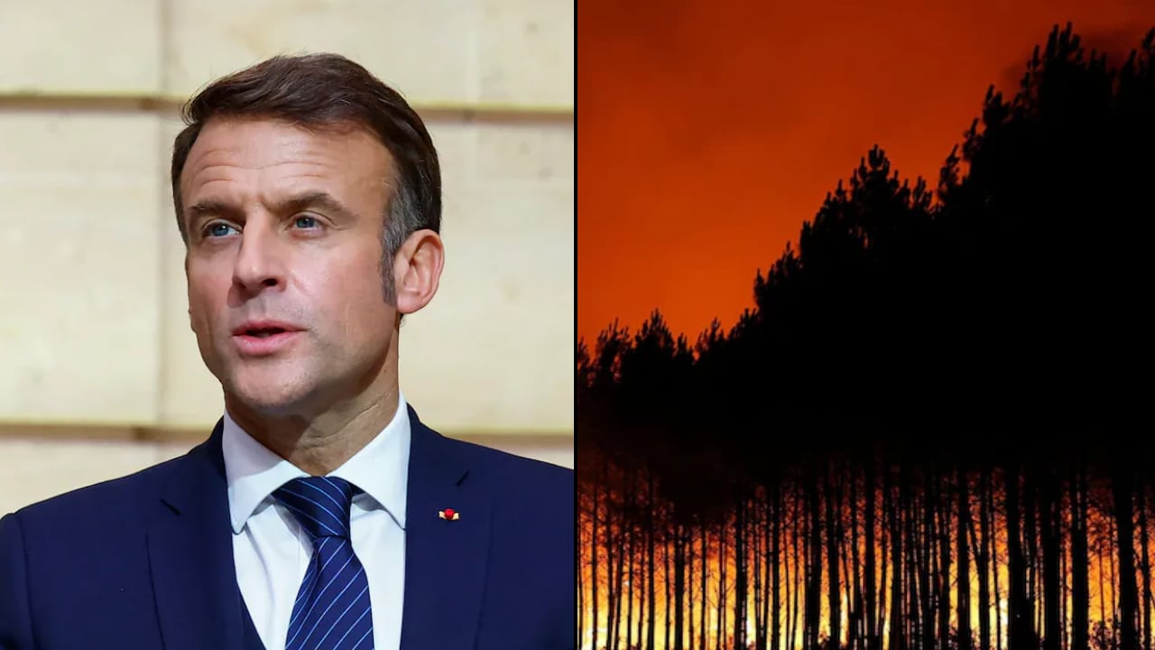 Macron Holds Crisis Talks As Wildfires Force Mass Evacuations Across France