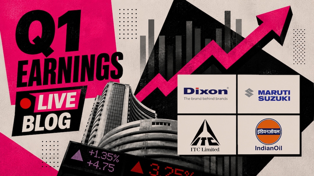 Q1 Results Live Updates: Maruti Suzuki, ITC, Dixon Tech, Indian Oil, Sun Pharma, Bajaj Finserv Earnings In Focus