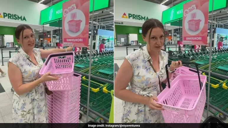 किराने की दुकान में सामान खरीदते-खरीदते जीवनसाथी ढूंढ रहे हैं लोग, गुलाबी टोकरी उठाते ही मिल जाता है प्यार!
