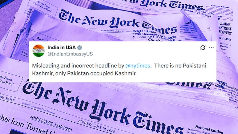 New York Times को भारत के विदेश मंत्रालय ने सिखाई PoK की जियोग्राफी