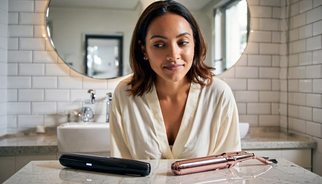 Compare flat irons and curling irons to see if you need one tool or both.