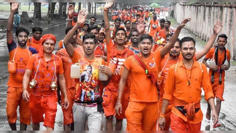 कांवड़&zwj;ियों के हाथ में त्र&zwj;िशूल, फरसा, हॉकी द&zwj;िखी तो खैर नहीं; डीजे बजाने पर भी पुल&zwj;िस ने दी चेतावनी