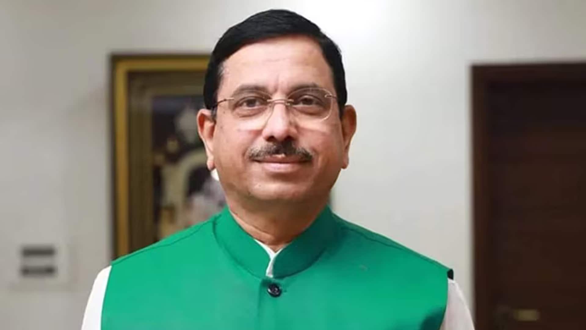 Pralhad Joshi Appointed Education Minister After Dharmendra Pradhan Quits
