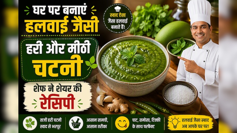 बारिश में बाहर का खाना नहीं है, लेकिन घर की चटनी में नहीं मिलता बाहर वाला स्वाद, शेफ ने बताया मार्केट जैसी चटनी बनाने की रेसिपी