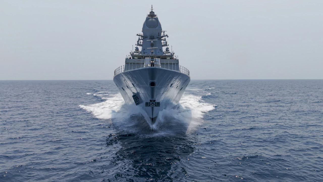 Defence Minister Rajnath Singh Commissions INS Mahendragiri In Vizag