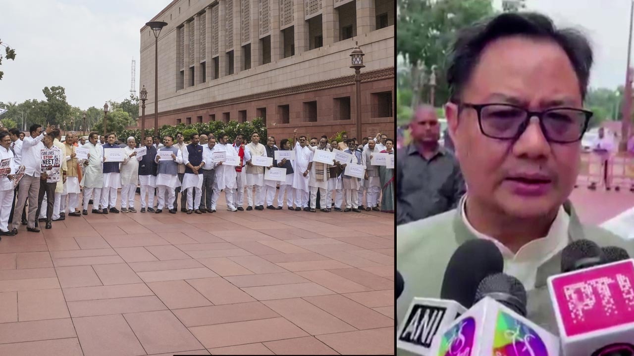Kiren Rijiju Urges Opposition To Drop Conditions, Start NEET Discussion ...