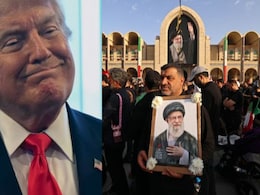 "Knocked Hell Out Of Them": Trump As Iran Holds Ali Khamenei's Funeral