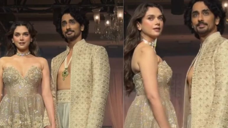 Aditi Rao Hydari And Siddharth Look Straight Out Of A Royal Fairytale At India Couture Week 2026