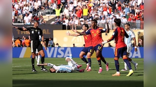Argentina vs Spain LIVE Score:  स्पेन ने 106 मिनट में दागा वर्ल्ड कप फाइनल पहला गोल