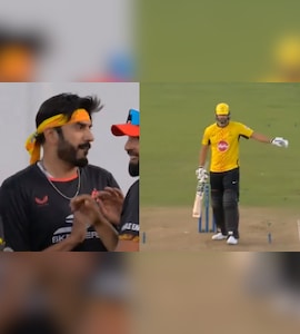 Tim David Complains To Umpire About Pakistan Star Usman Tariqs Bowling Action. Viral Video Divides Internet