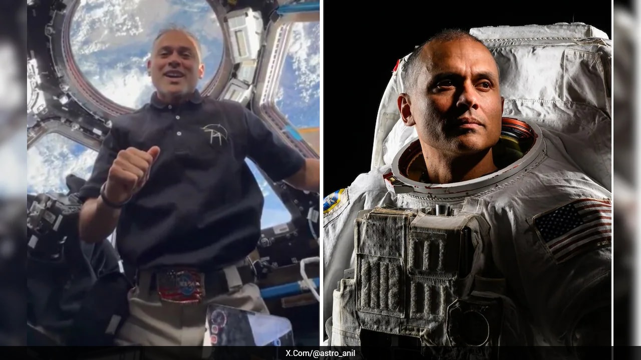 Indian-Origin NASA Astronaut Anil Menon Reaches ISS, Shares First Video From Space
