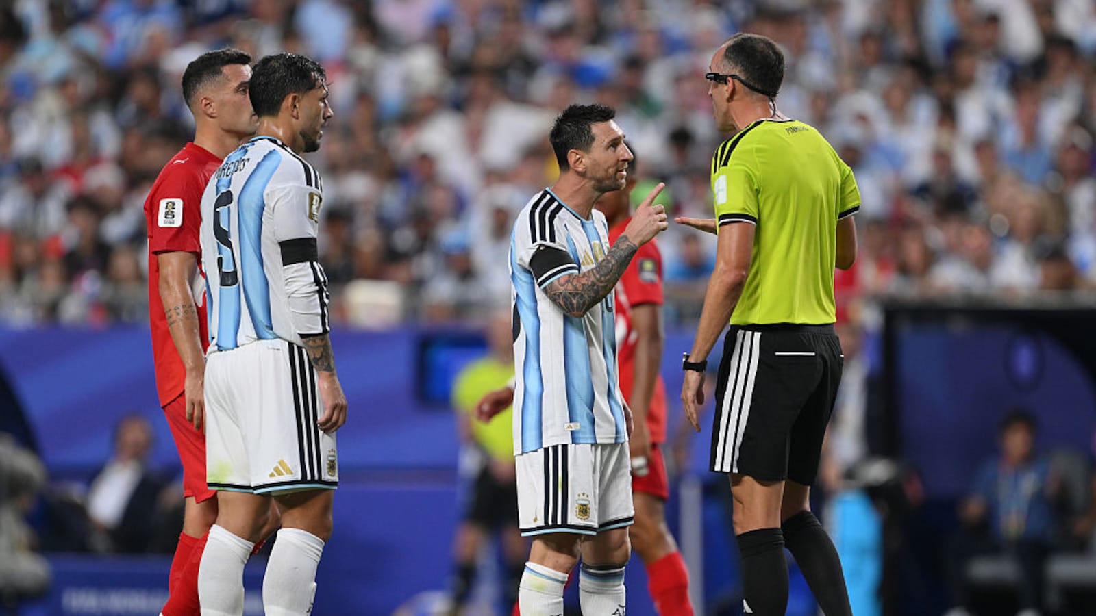 "Speak To Me Properly": Lionel Messi Clashes With Referee During Switzerland Match