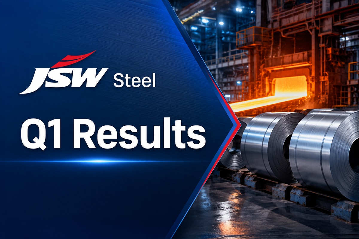 JSW Steel Q1 Results: Profit Plunges Nearly 72%, Revenue Falls; Margins Expand