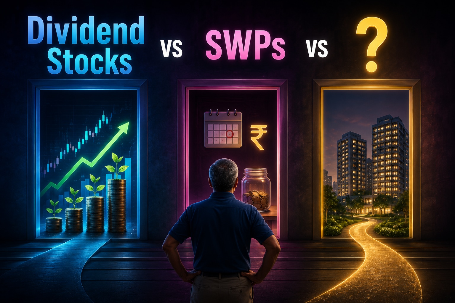 Guidance weighs dividend stocks, SWPs, REITs and InvITs for retirement income
