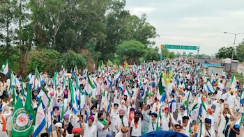 Watch: Farmers Gather At Shambhu Border Ahead Of March To Delhi