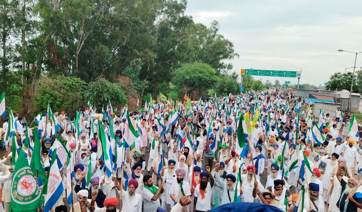 Watch: Farmers Gather At Shambhu Border Ahead Of March To Delhi
