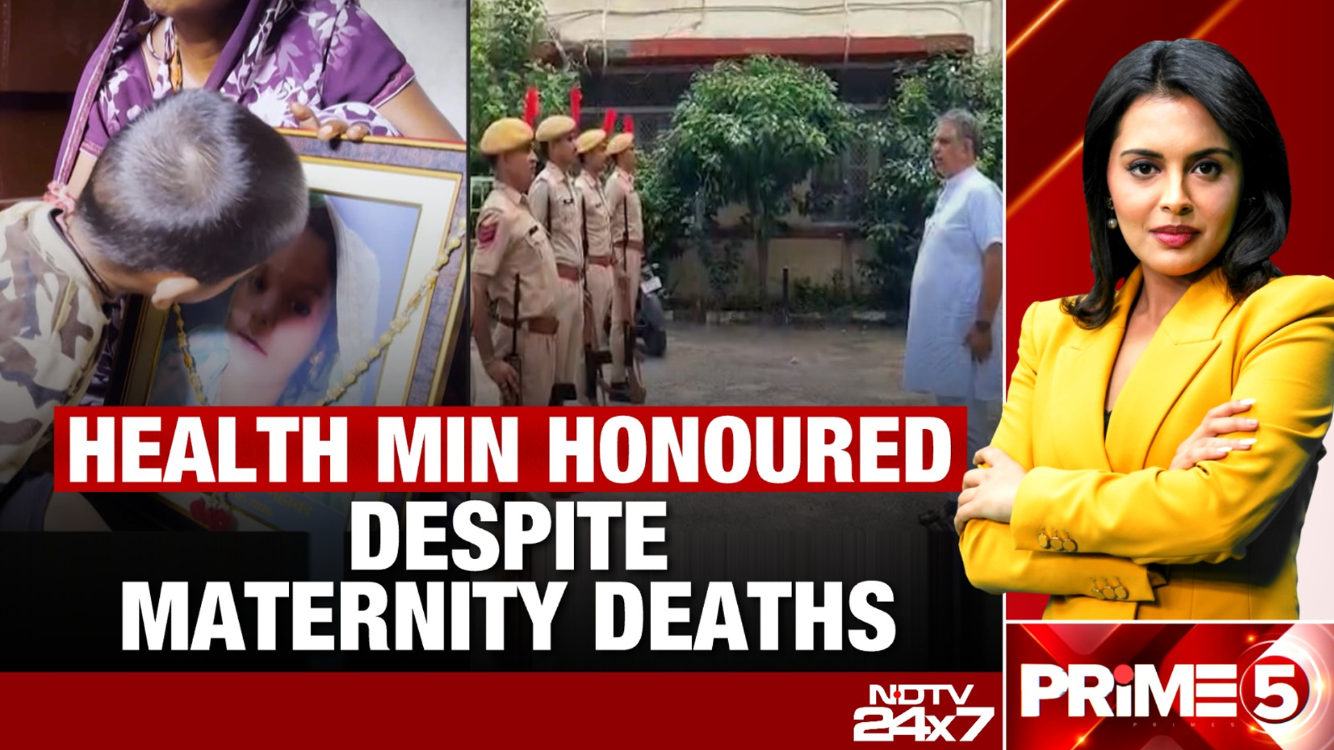 Guard of Honour for Rajasthan Health Minister Amid Maternal Death Crisis Sparks Outrage