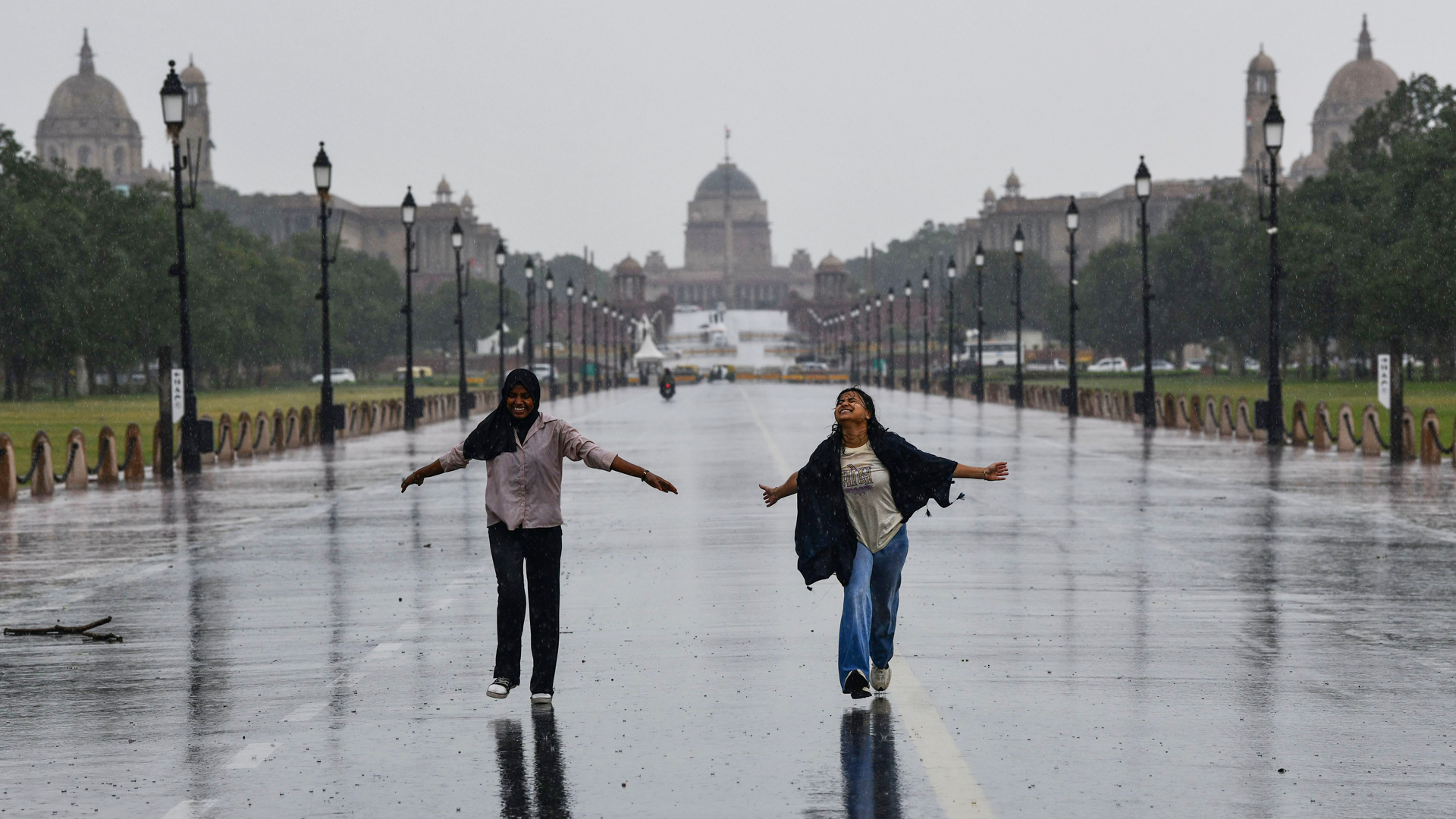 Delhi Rains Bring Relief From Heat, Weather Body Issues Red Alert