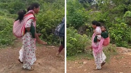 No Road, Andhra School Warden Carries Ill Student On Her Back To Hospital