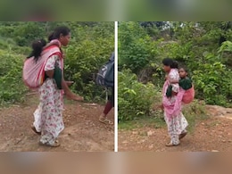 No Road, Andhra School Warden Carries Ill Student On Her Back To Hospital
