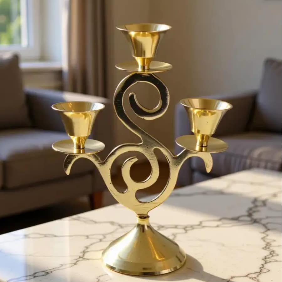 Click here to buy: KAPER 578934 Brass 1-Cup Candle Holder (Gold, Pack of 1) Click here to buy: KAPER 578934 Brass 1-Cup Candle Holder (Gold, Pack of 1)