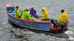 Six Fishermen Missing After Boat Capsizes Off Visakhapatnam Coast; Rescue Operation Underway