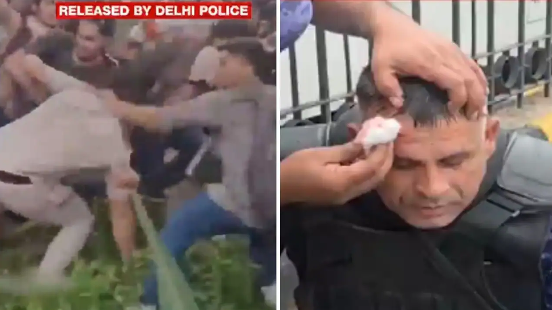 Bloodied Uniforms, Broken Helmets: Families of Injured Cops Speak After Jantar Mantar Violence