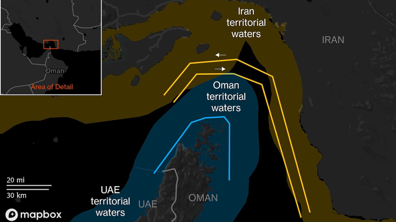 Qatari LNG Carrier Hit Near Hormuz, Raising Fears Over Gulf Shipping Security