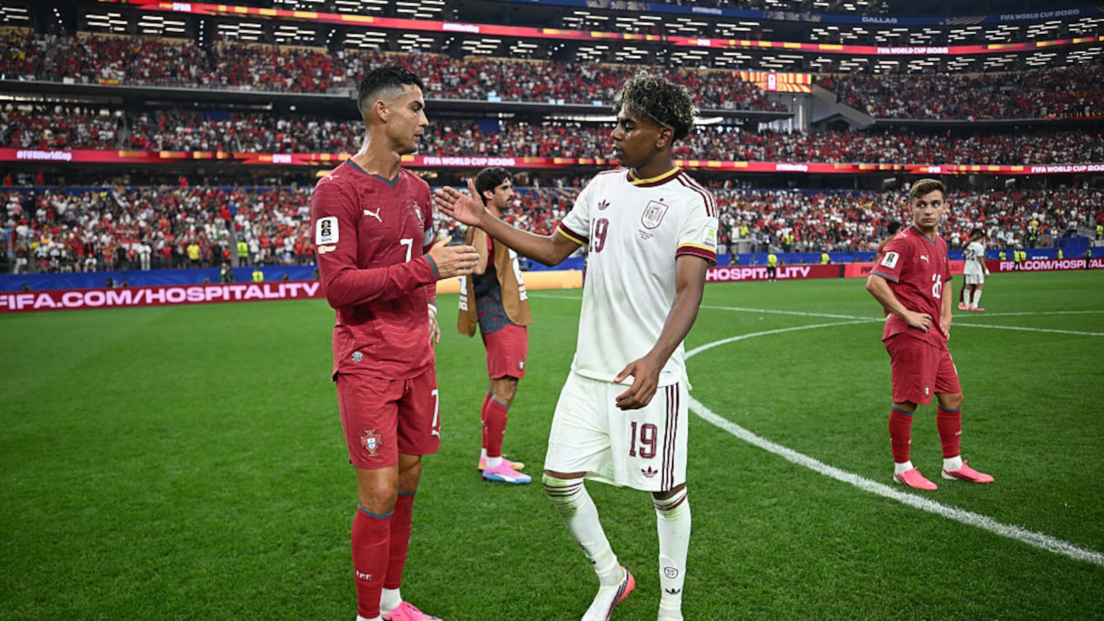 Lamine Yamals Special Gesture To Crying Cristiano Ronaldo Goes Viral After Portugal vs Spain. Watch