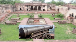 नरवर चोरी मामले में दो लोग हिरासत में, लेकिन कहां है ऐतिहासिक तोप नहीं पता; जांच में जुटी दो राज्यों की पुलिस
