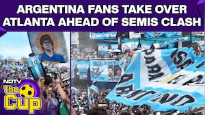 Argentina Vs England Semifinal | Argentina Fans Take Over Atlanta Before Semifinal Against England