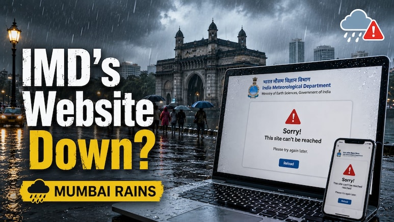 IMD Website Down? Main, Regional Weather Portals Show Error Amid Mumbai Rains; Users Struggle To Get Forecast