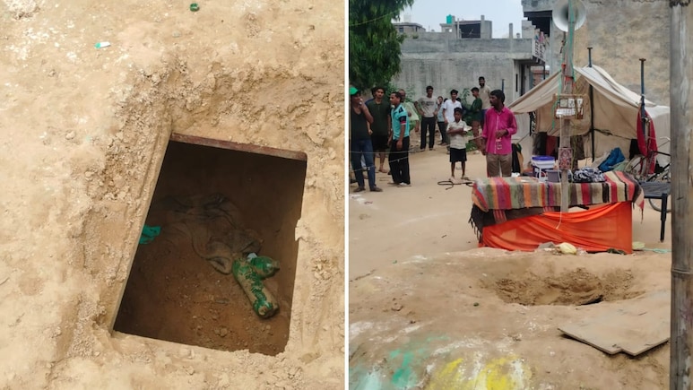Public 'Live Burial' Stunt Ends In Death In Haryana, Body Found 36 Hours On