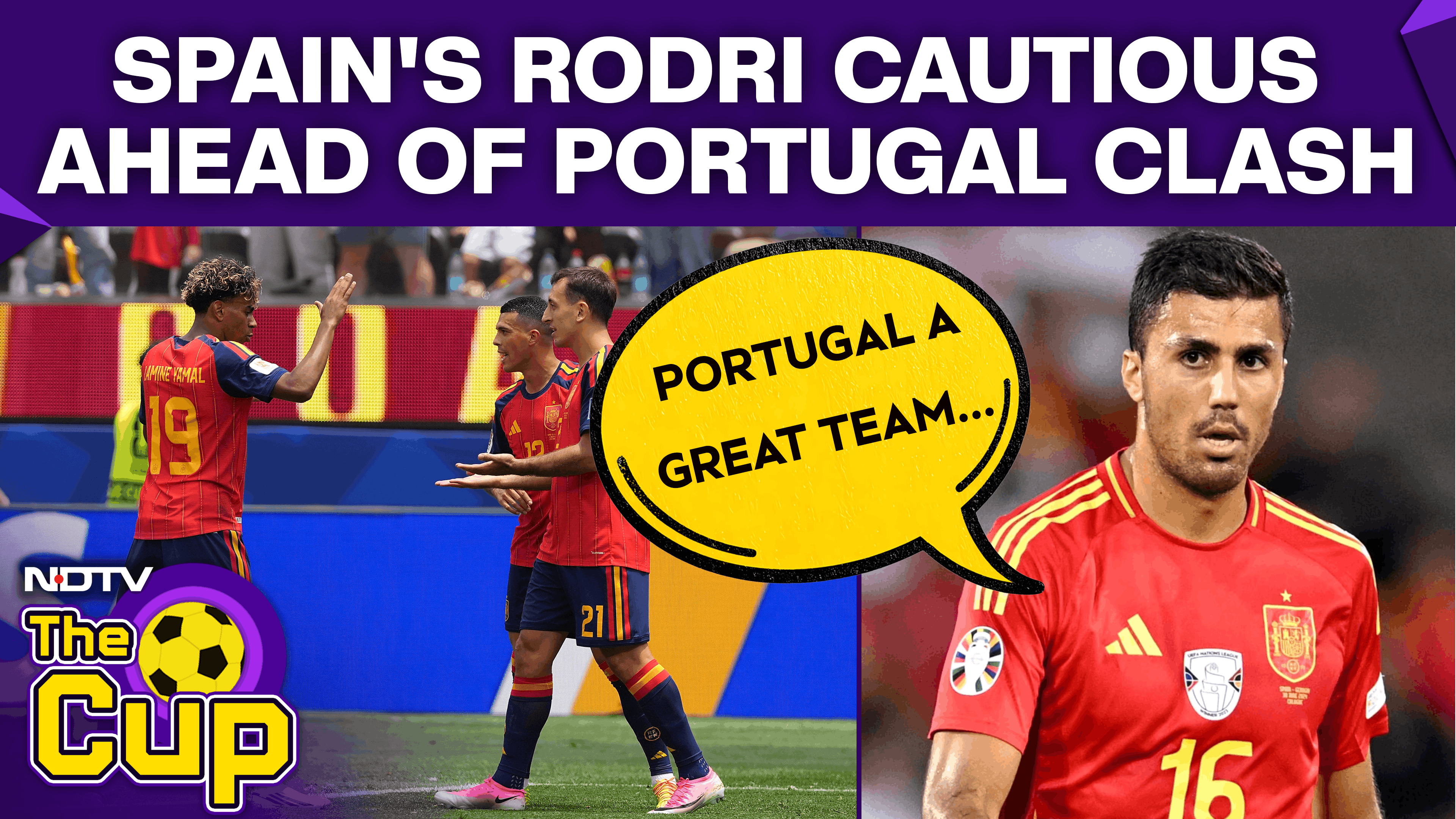 Spain Vs Portugal | Rodri Warns Teammates Of 'Great Team' Portugal Ahead of Knockout