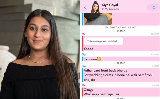 Police seek custody over Snapchat messages between Siya Goyal and Chetan Chaudhary