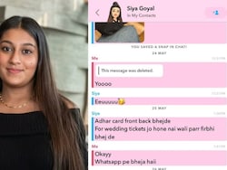 Siya Sought Aadhaar On Snapchat To Book Ticket To 'Wedding That Won't Happen'