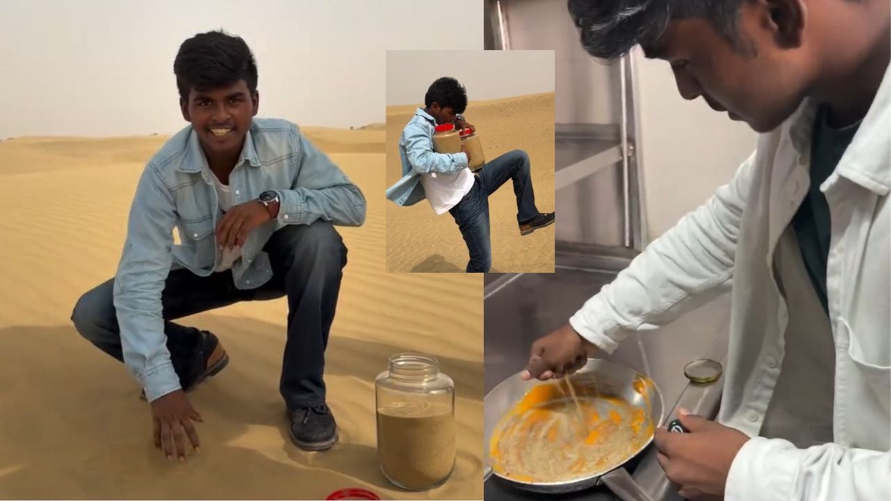 गजब का बिजनेस आइडिया, यंग लड़के ने बड़े होटलों को बेचा रेत, VIDEO हो गया वायरल
