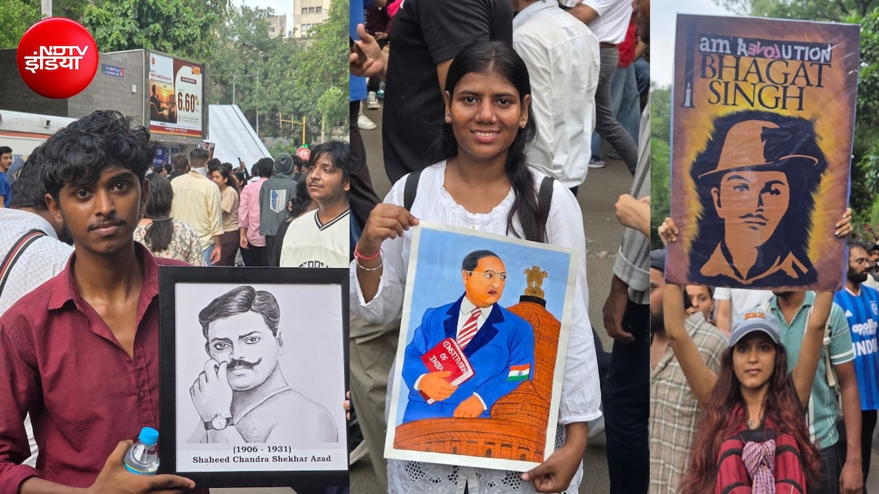 पीढ़ियों के बीच संवाद: छात्रों ने बताया जंतर-मंतर पर क्यों उठाए भगत सिंह, चे ग्वेरा और आंबेडकर के पोस्टर?