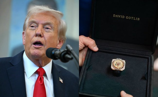 After Tariff Relief, Belgian Firm Gifts Trump Ring With Diamonds, Rubies