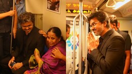 Watch: Vijay Rides Metro For Inspection, Passengers Turn It Into Fan Meet