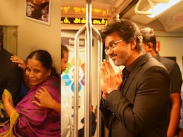 Watch: Vijay Rides Metro For Inspection, Passengers Turn It Into Fan Meet