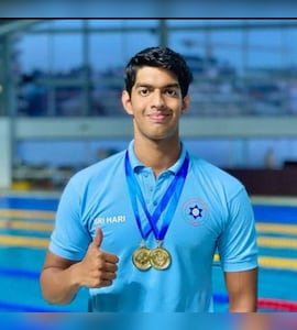 CWG 2026: Srihari Nataraj Enters 100m Backstroke Semis; Sajan Prakash Bows Out Of 50m Butterfly