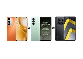₹25000 में Realme Narzo 100x 5G vs OnePlus Nord CE6 Lite vs Poco M8 5G में से कौन सा है बेस्ट?