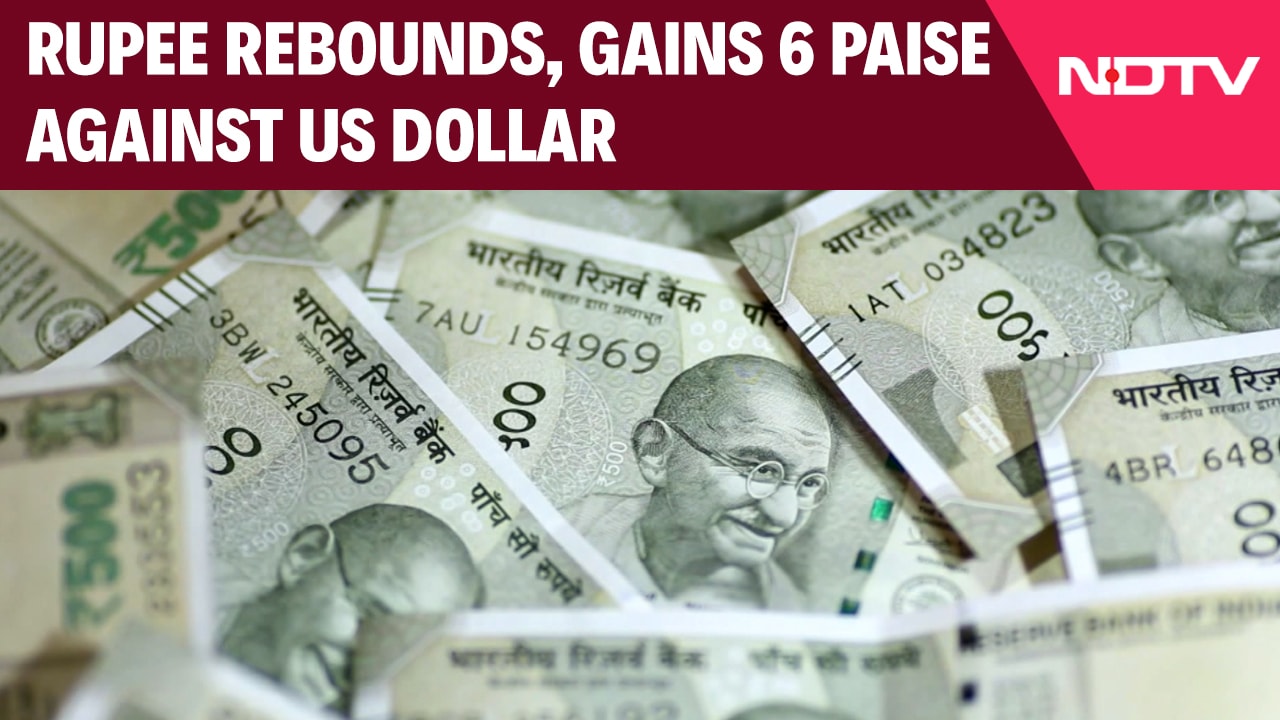 Rupee Rebounds, Gains 6 Paise Against US Dollar