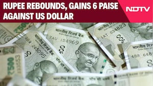 Rupee Rebounds, Gains 6 Paise Against US Dollar
