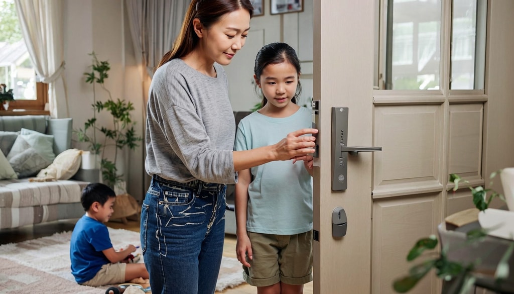 Upgrade to a modern door lock for better home security, convenience, and long-lasting family protection. Upgrade to a modern door lock for better home security, convenience, and long-lasting family protection.