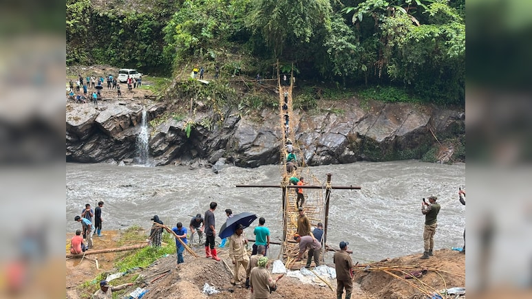 Arunachal Restores Vital Border Link After Flashfloods Washed Away Key Bridge